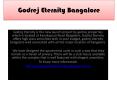 Godrej Eternity Bangalore PowerPoint PPT Presentation