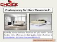 Contemporary Furniture Showroom FL (4) PowerPoint PPT Presentation