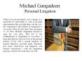 Michael Gangadeen Personal Litigation PowerPoint PPT Presentation