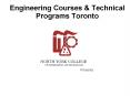 Engineering Training Courses and Programs : Toronto PowerPoint PPT Presentation