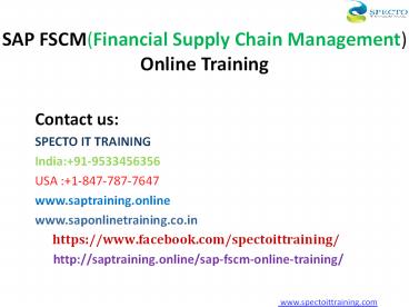 sap fscm online training in australia,canada