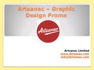 Artsanac, UK Creative Digital Design Agency