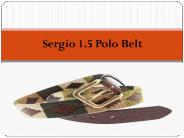 Sergio 1 5 polo belt
