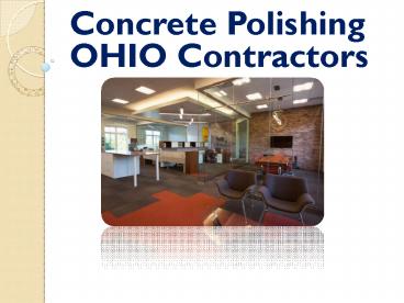 Concrete Polishing OHIO Contractors