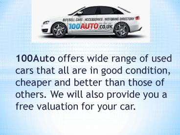 Cheap Cars Nottingham