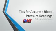 Tips for Accurate Blood Pressure Readings