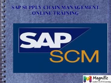 SAP SCM ONLINE training in DC|Denmark