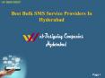 Leading Bulk SMS Providers in Hyderabad | Bulk SMS Services Hyderabad | Business Database Providers in Hyderabad PowerPoint PPT Presentation