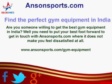 Find the perfect gym equipment in India (2)