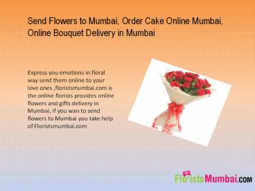 Flower Delivery In Mumbai