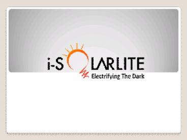 The Portable Solar lamp & Light with Remote control