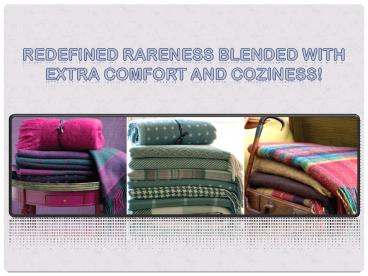 Exclusive Range of Woolen Throw and Blankets Available Online