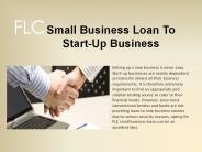 FLC- Small Business Loan To Start-Up Business