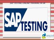 sap testing onliine training in UK