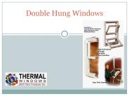 Double Hung Windows