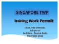 Training Work Permit Singapore PowerPoint PPT Presentation
