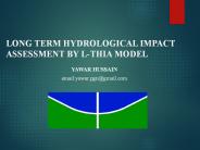 LONG TERM HYDROLOGICAL IMPACT ASSESSMENT BY L-THIA MODEL