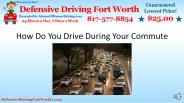 How Do You Drive During Your Commute