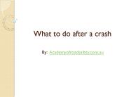 Free driving lesson AORS in Australia