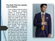 Five Suits That Can Literally Last a Lifetime