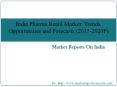 India Pharma Retail Market: Trends, Opportunities and Forecasts (2015-2020F) PowerPoint PPT Presentation