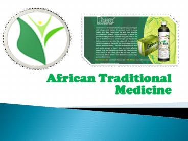African Traditional Medicine