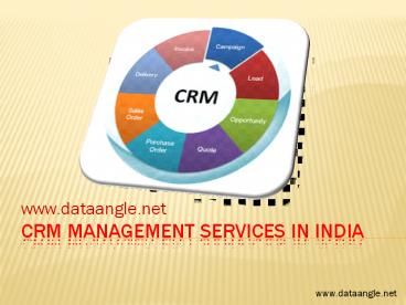 CRM Management Services in India