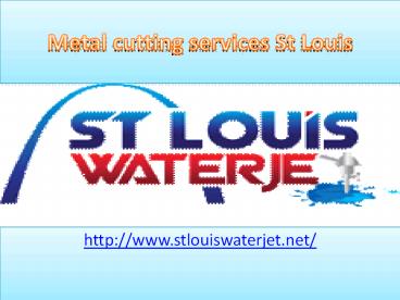 CNC Waterjet Cutting System St Louis (1)