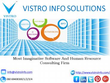Software And HR Consulting Firm In Bangalore