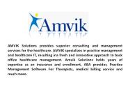 Amvik Solutions  - Healthcare Credentialing Services