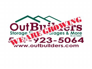 Outbuilders is growing!