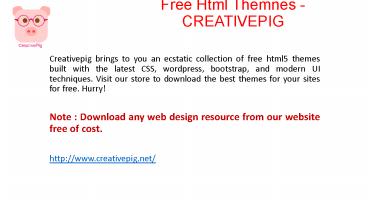 Free Html5 Resources