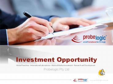 Probelogic investment opportunity (1)