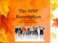 The AINP Resumption PowerPoint PPT Presentation