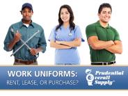 Work Uniforms: Rent, Lease, or Purchase?