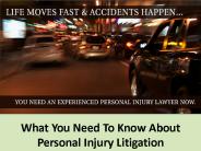 What You Need To Know About Personal Injury Litigation