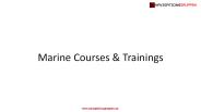 Marine courses & Trainings
