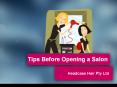 Tips Before Opening a Salon PowerPoint PPT Presentation