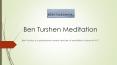Ben Turshen - Meditaion Classes in NYC PowerPoint PPT Presentation