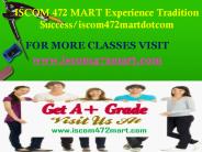 ISCOM 472 MART Experience Tradition Success/iscom472martdotcom