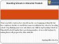 Boarding Schools in Himachal Pradesh PowerPoint PPT Presentation