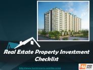 Real Estate Property Investment Checklist