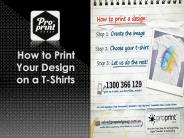 How to Print Your Design on a T-Shirts