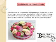 Send Birthday cake online in Delhi