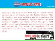 Wonder Travel -Bus Tours Canada
