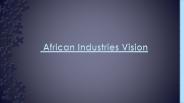 African Industries Group Vision
