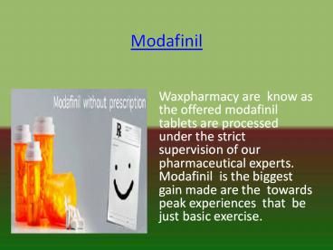 modafinil