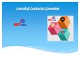 Live Mail Contacts Converter PowerPoint PPT Presentation