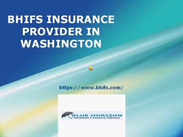 BHIFS Insurance Provider in Washington