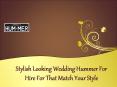 Stylish Looking Wedding Hummer For Hire For That Match Your Style PowerPoint PPT Presentation